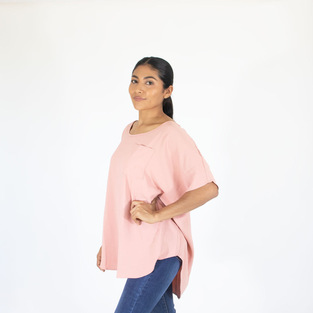 Blusa Rosa Est Mariposa Bols Mujer